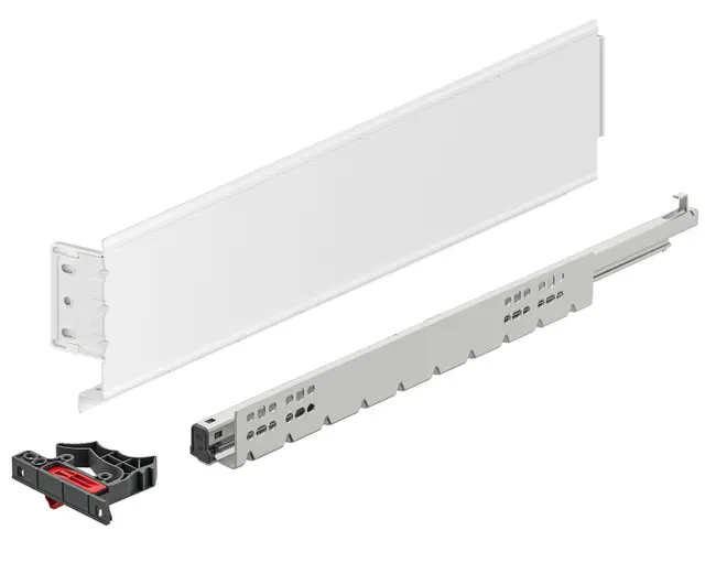 Häfele Matrix. L=550mm. Med 150 mm vange Komplett sett til en kolonialskuff 