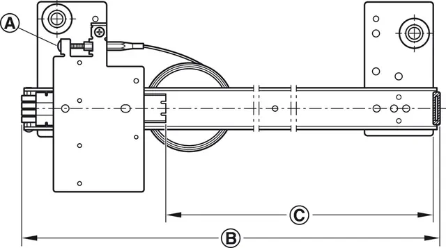 Slido F-Pa71 25B fitting Exl 504 mm 