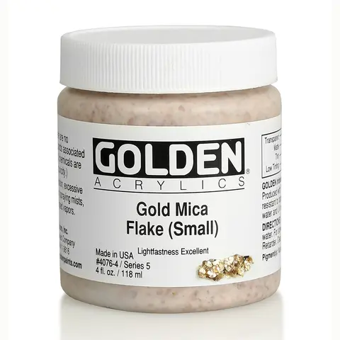 Golden&#160;Heavy&#160;Body&#160;118ml&#160;40764 Gold&#160;Mica&#160;Flake&#160;Small&#160;S5