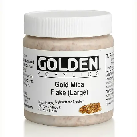 Golden&#160;Heavy&#160;Body&#160;118ml&#160;40784 Gold&#160;Mica&#160;Flake&#160;Large&#160;S5