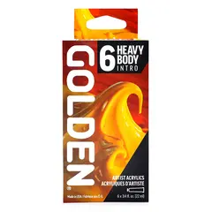 Goldenden set Heavy Body Intro Inneh: 6 tuber a 22ml