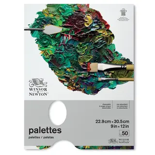 Palettblokk&#160;Tear-Off&#160;29x20&#160;cm WN&#160;-&#160;50&#160;ark&#160;for&#160;olje&#160;og&#160;akryl