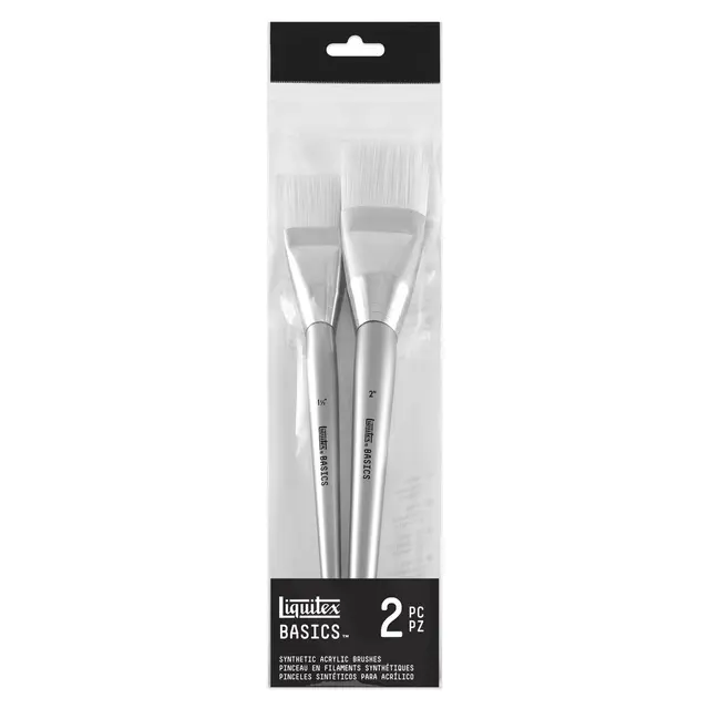 Penselsett LX Basic, nylonbust, 2 XL Sett med 2 store nylonpensler 37 og 48mm 