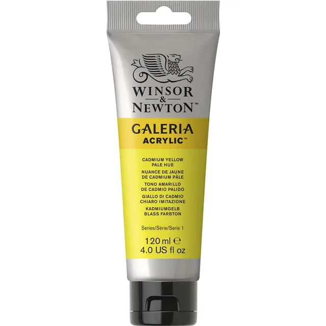 Winsor & Newton Galeria Akryl 120ml 114 Cadmium Yellow Pale Hue 