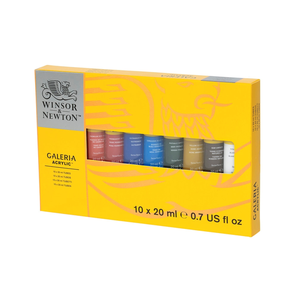 Winsor&amp;Newton &#160;sett&#160;Galeria&#160;10x20ml 10x20&#160;ml&#160;sett