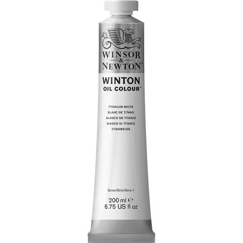 Winsor &amp; Newton&#160;Winton&#160;Oil&#160;200ml&#160;644 644&#160;Titanium&#160;White