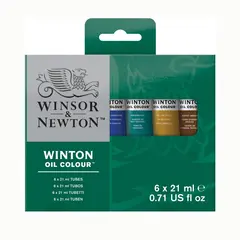 Winsor&amp;Newton &#160;sett&#160;Winton&#160;Oil&#160;6x21 Tube&#160;sett&#160;6x21ml