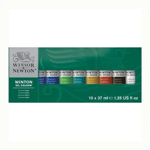 Winsor&amp;Newton &#160;sett&#160;Winton&#160;Oil&#160;10x37 Tube&#160;sett&#160;10x37ml