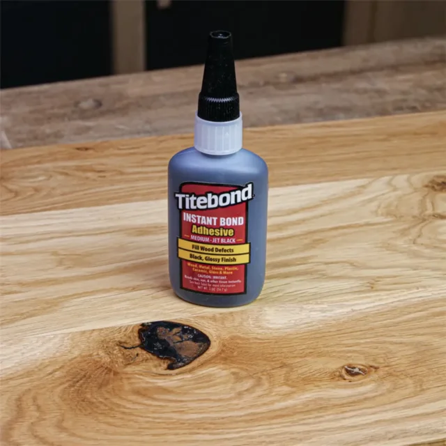 Titebond Instant Medium Jet Black 59 ml Svart CA-superlim 