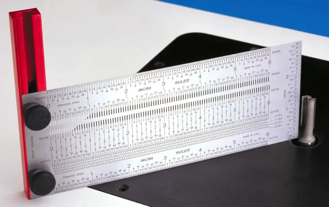T-linjal 150 mm metrisk - Incra 