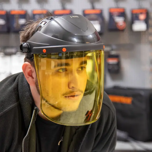 Ansiktskjerm G-Visir - Gul INEGVA 