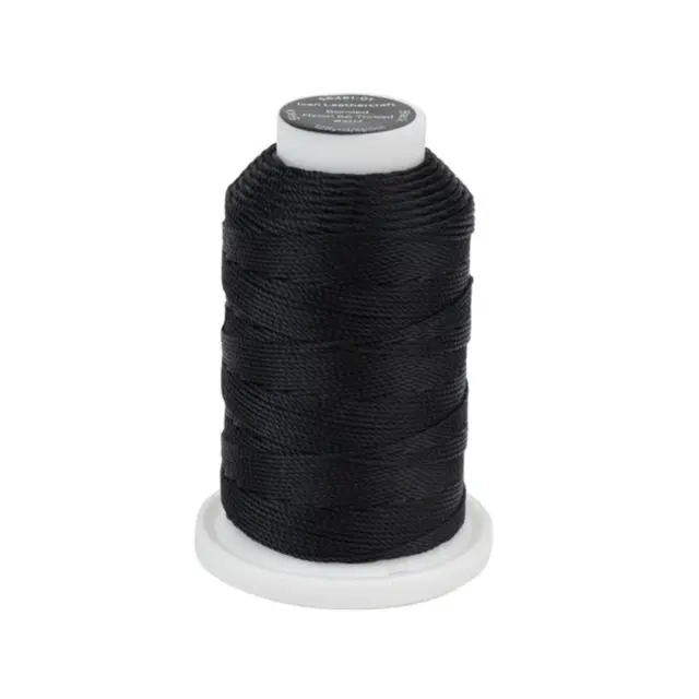 Bondet nylon 66-sytråd 112 m - Svart 