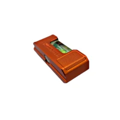 Magnetisk lommevater 75 mm - Oransje Med rørspor og klips