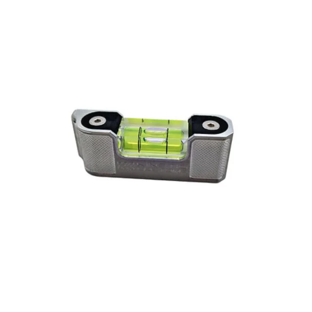 Magnetisk lommevater 75 mm - Ubehandlet Med rørspor og klips 