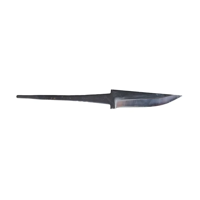Knivblad, Karbonstål 80X23/16X3,25 mm Ricassoslipt Karbonstål. 