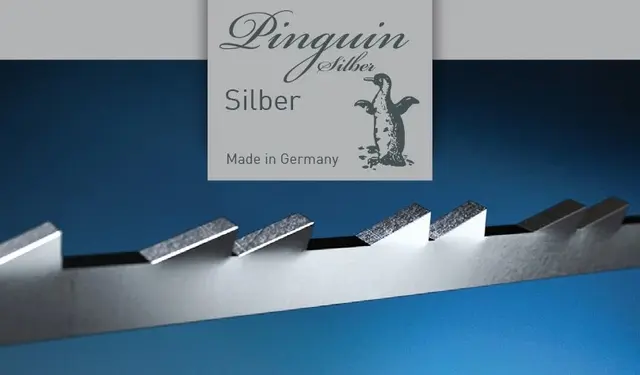 Kontursagblad Nr. 9 - 144 Stk. Niqua PINGUIN SILBER 