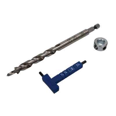 Kreg&#174; Easy-set bor m/stopper Inkl. innstillingsl&#230;re - metrisk