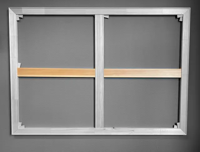 Krysstre til blindramme - 120 cm. 2 deler 