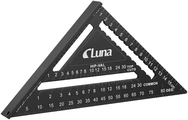 Hurtigvinkel aluminium 175 mm Luna 