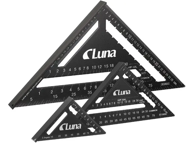 Hurtigvinkel aluminium 175 mm Luna 
