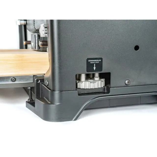 EXMAC tykkelseshøvel D330 33cm. Bredde. To matehastigheter. 