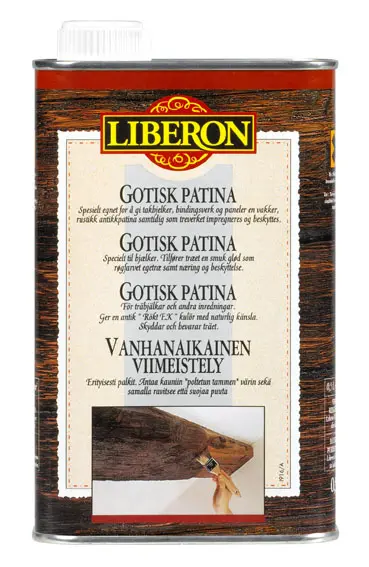 Gotisk Patina Lasurolje. Brun. 