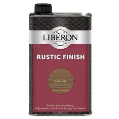 Liberon Rustic Finish - Tudor Oak Lasuroljevoks. Brun.
