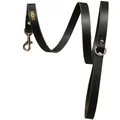 Hundekobbel m/ Karabinkrok 144 cm- Svart M/ Dring