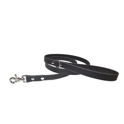 Hundekobbel m/ triggersnap 144 cm- Svart M/ Dring 