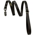 Hundekobbel m/ låsekrok 144 cm - Svart M/ Dring