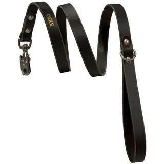 Hundekobbel m/ l&#229;sekrok 144 cm - Svart M/ Dring