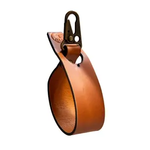 Oxxel&#248;kka 30 cm - Brun Karabinkrok flat - Antikk messing