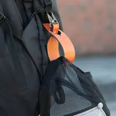 Oxxel&#248;kka 30 cm - Brun Karabinkrok flat - Antikk messing