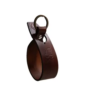Oxxel&#248;kka 30 cm - Cognac Splittring flat - Antikk messing