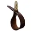 Oxxel&#248;kka 30 cm - Cognac Karabinkrok flat - Messing