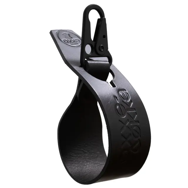 Oxxeløkka 30 cm - Svart Karabinkrok flat - Svart matt 