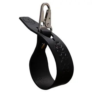 Oxxel&#248;kka 30 cm - Svart Karabinkrok flat - Blank