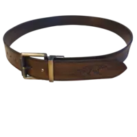 Belte 120 cm - Engelsk setter Messing spenne - flyttbar