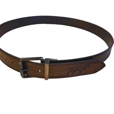 Belte 105 cm - Pointer Messing spenne - flyttbar