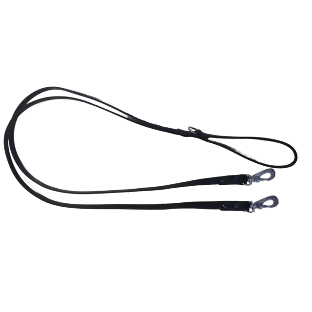Hundekobbel Dobbel 120 cm - fettlær M/ Dring 