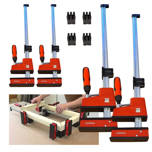 Bessey K-Body Evolution - Pakke Limtvinger 2x 60 cm+2x100 cm + Rammesett 