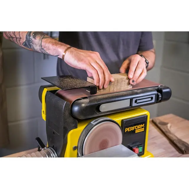 PD150BDS bånd- og skivesliper 230 V Perform – 100 mm bånd og 150 mm skive 