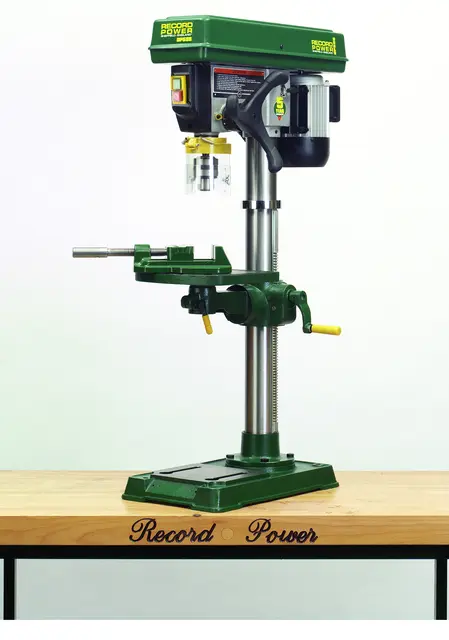 DP58B Søyleboremaskin Record Power, 30" Søyle, 5/8" Chuck 