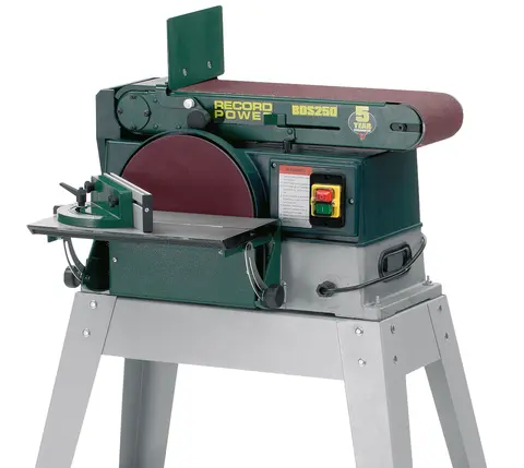 BDS250 Bånd- og skivesliper 250 x 150 mm Record Power