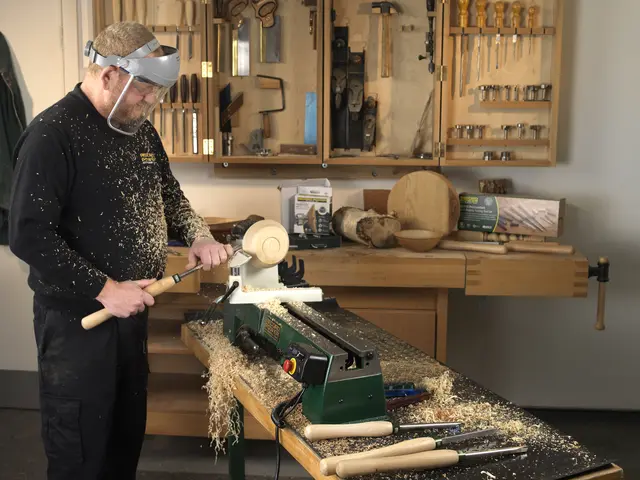 Pathfinder elektronisk tredreiebenk Record Power 