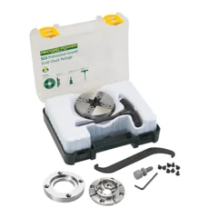 SC4 Chuck med 87 mm planskive Record Power –Til gjengeadapter