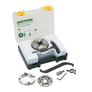SC4 Chuck med 87 mm planskive Record Power –Til gjengeadapter