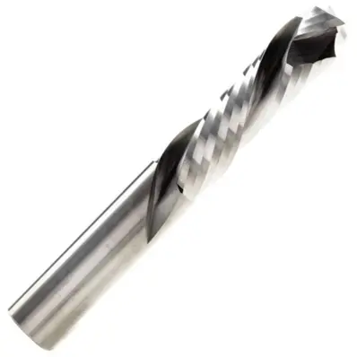 Spiralfres, Ø 8mm.  Rett Notfres 2-skjærs, Opp-Ned. Skjærelengde. 32mm 