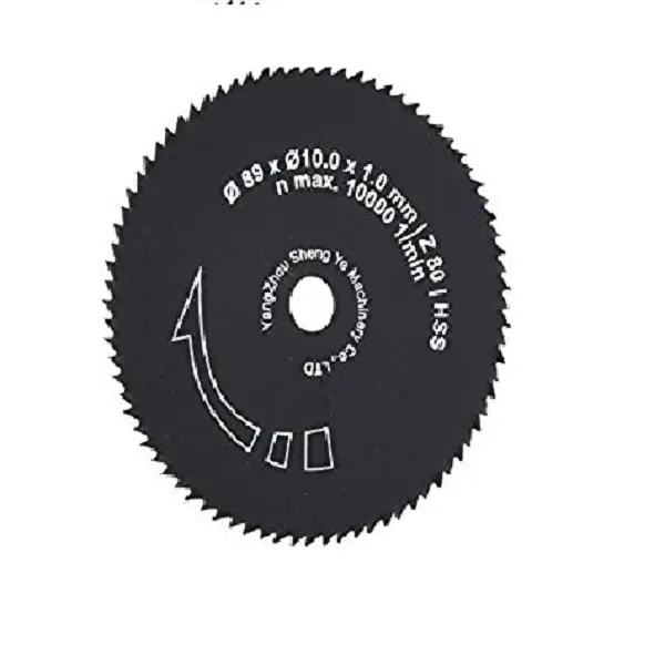 HSS sagblad Ø89mm ø10mm 80T Passer Scheppach  PL-285 