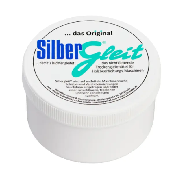 Silbergleit maskinvoks 250 ml plastboks Klassisk maskinvoks med aluminiumspartik 